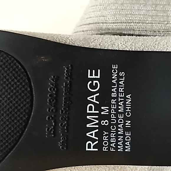 Vintage, Rampage, Fabric, Upper Balance, Beige Boots, beautiful - Picture 10 of 11